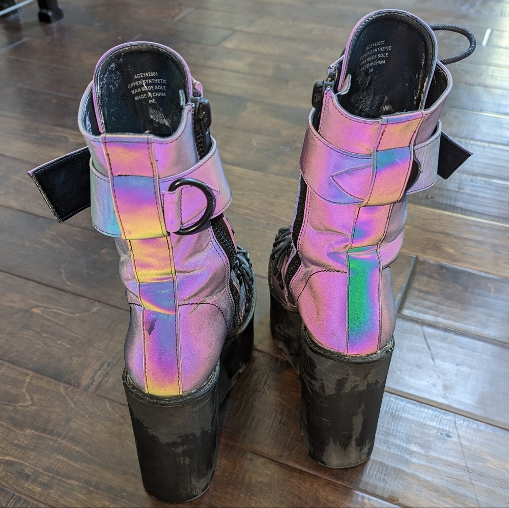 Clubexx rainbow reflective traitor boots - Picture 6 of 6